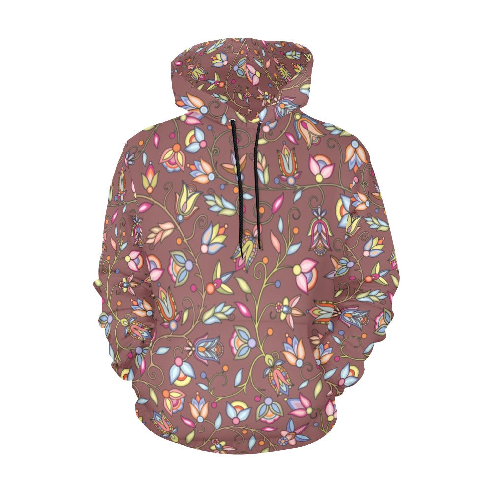 Buffalo Bloom Clay Hoodie for Men (USA Size)