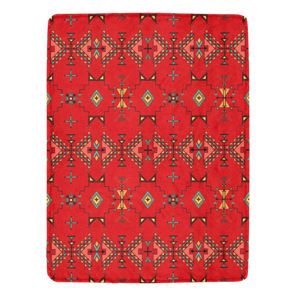 Thunder Flight Red Ultra-Soft Micro Fleece Blanket 60"x80"