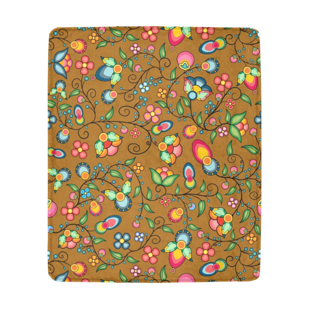 Floral Bounty Fall Leaves Ultra-Soft Micro Fleece Blanket 50"x60"