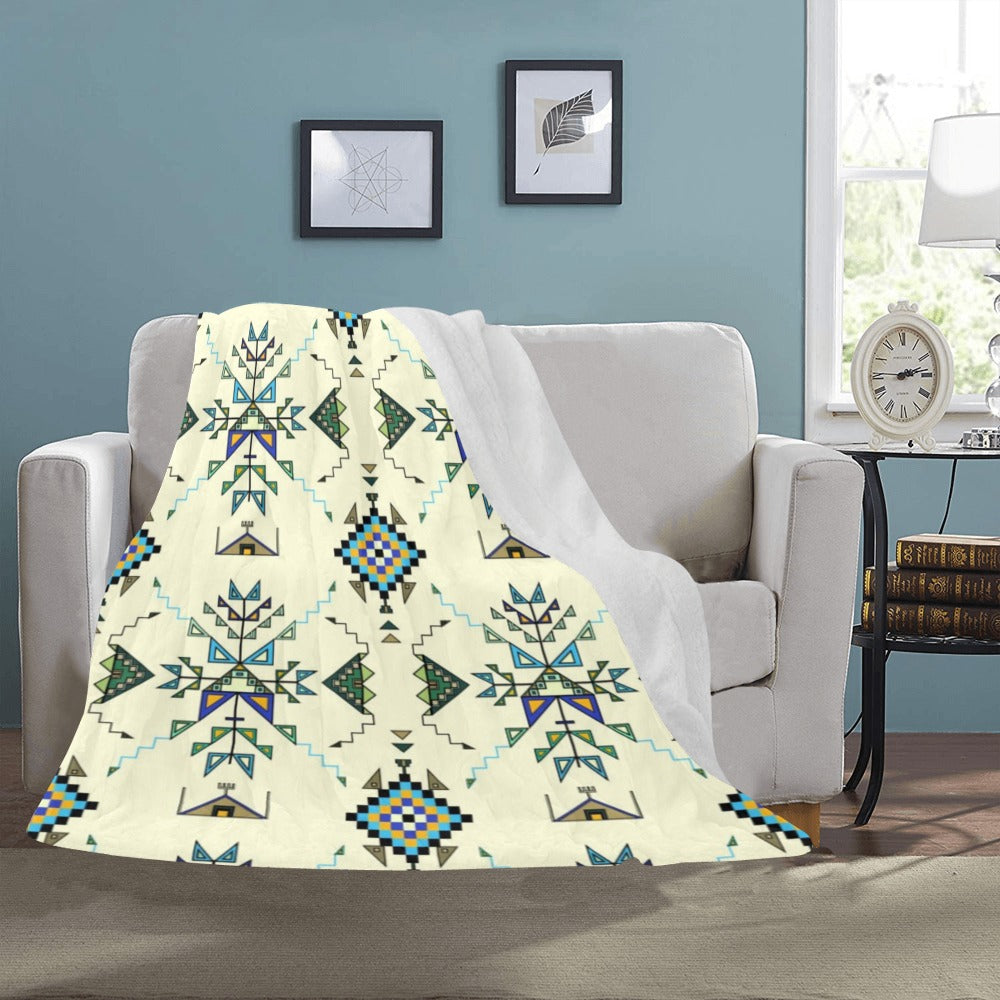 Bear Shield Cream Ultra-Soft Micro Fleece Blanket 50"x60"