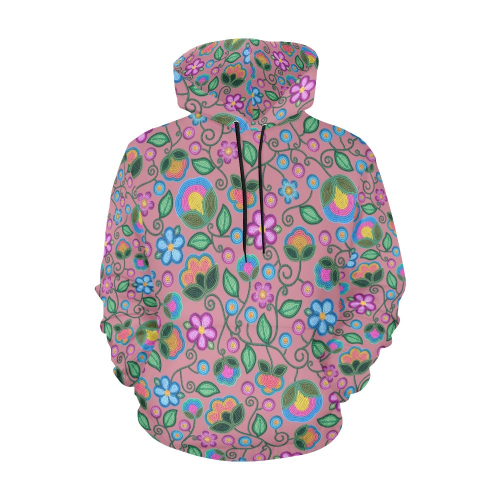 Turquoise Sunbeam Peach Hoodie for Men (USA Size)