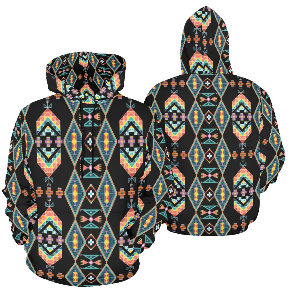 Travois Tipi Black Hoodie for Men (USA Size)