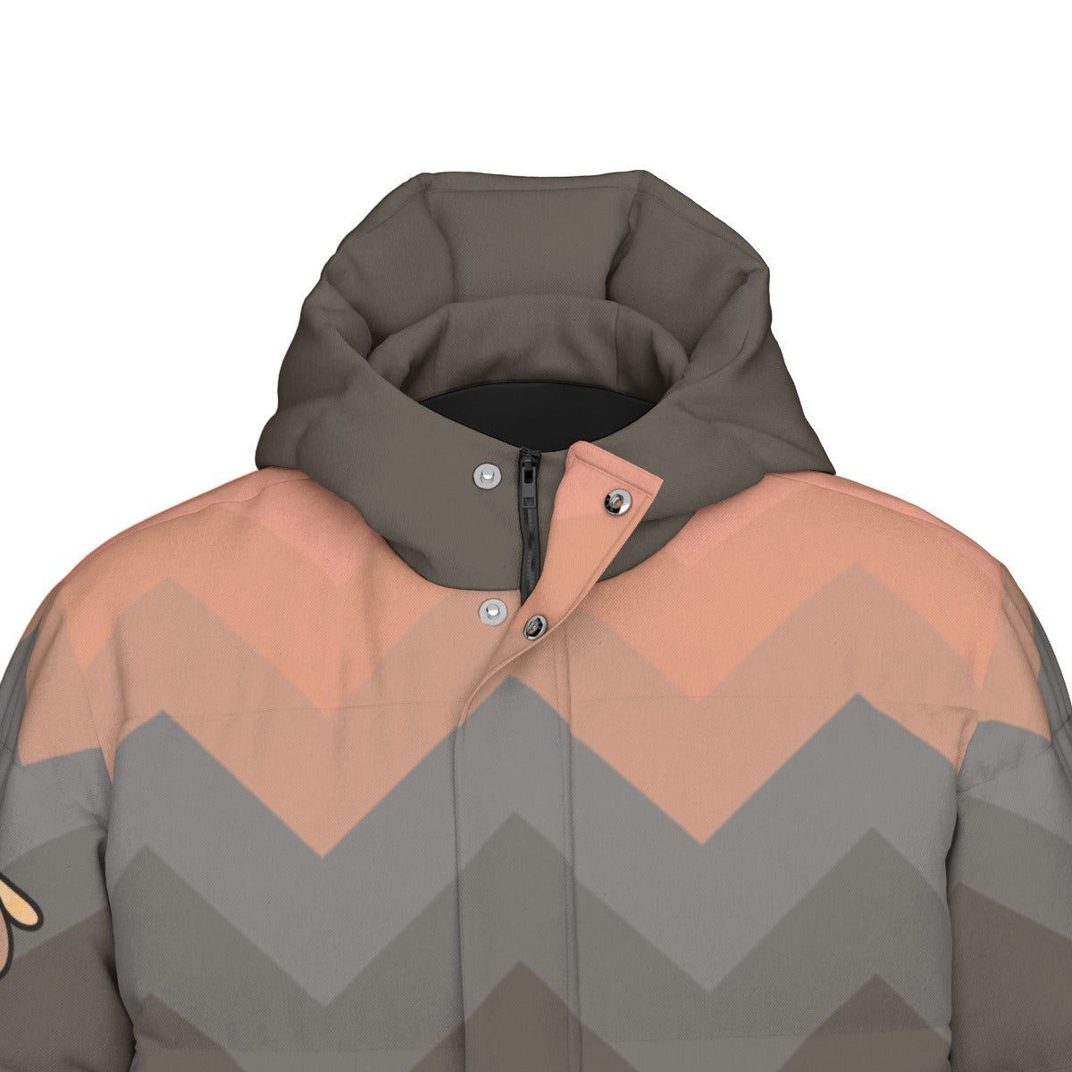 Roots and Rising Earthy Unisex Long Down Jacket