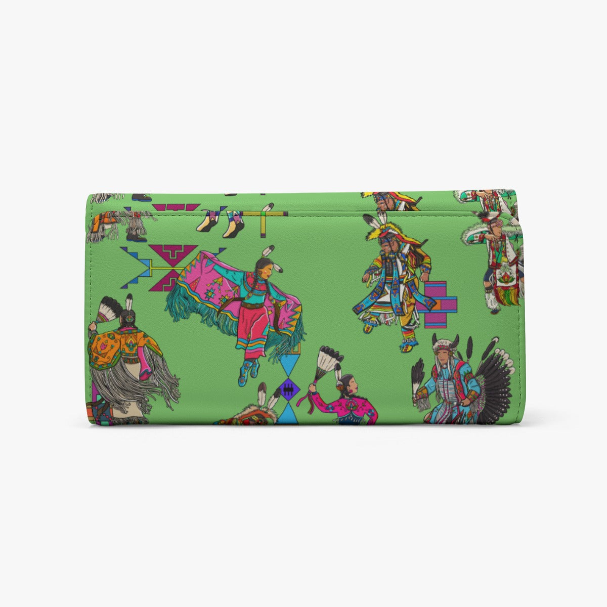 Grand Entry Dancers Grass Foldable Wallet