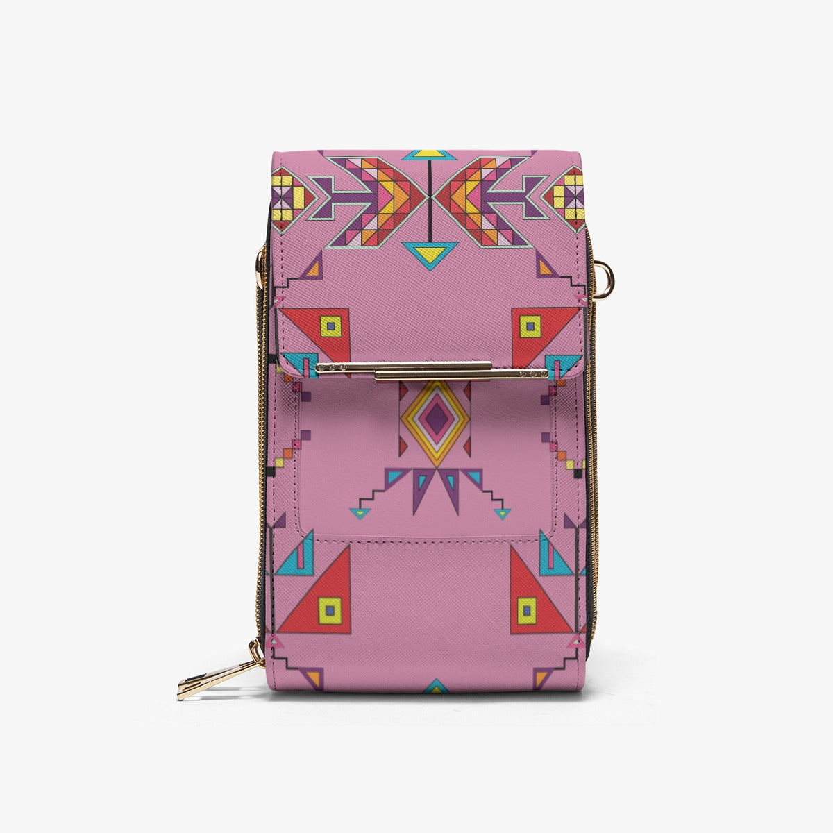 Scattered Generations Pink Mobile Phone Chest Bag