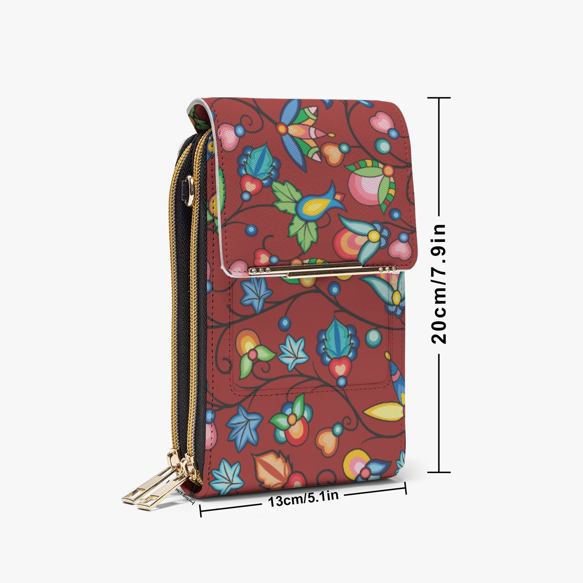 Prairie Plains Spirit Red Mobile Phone Chest Bag