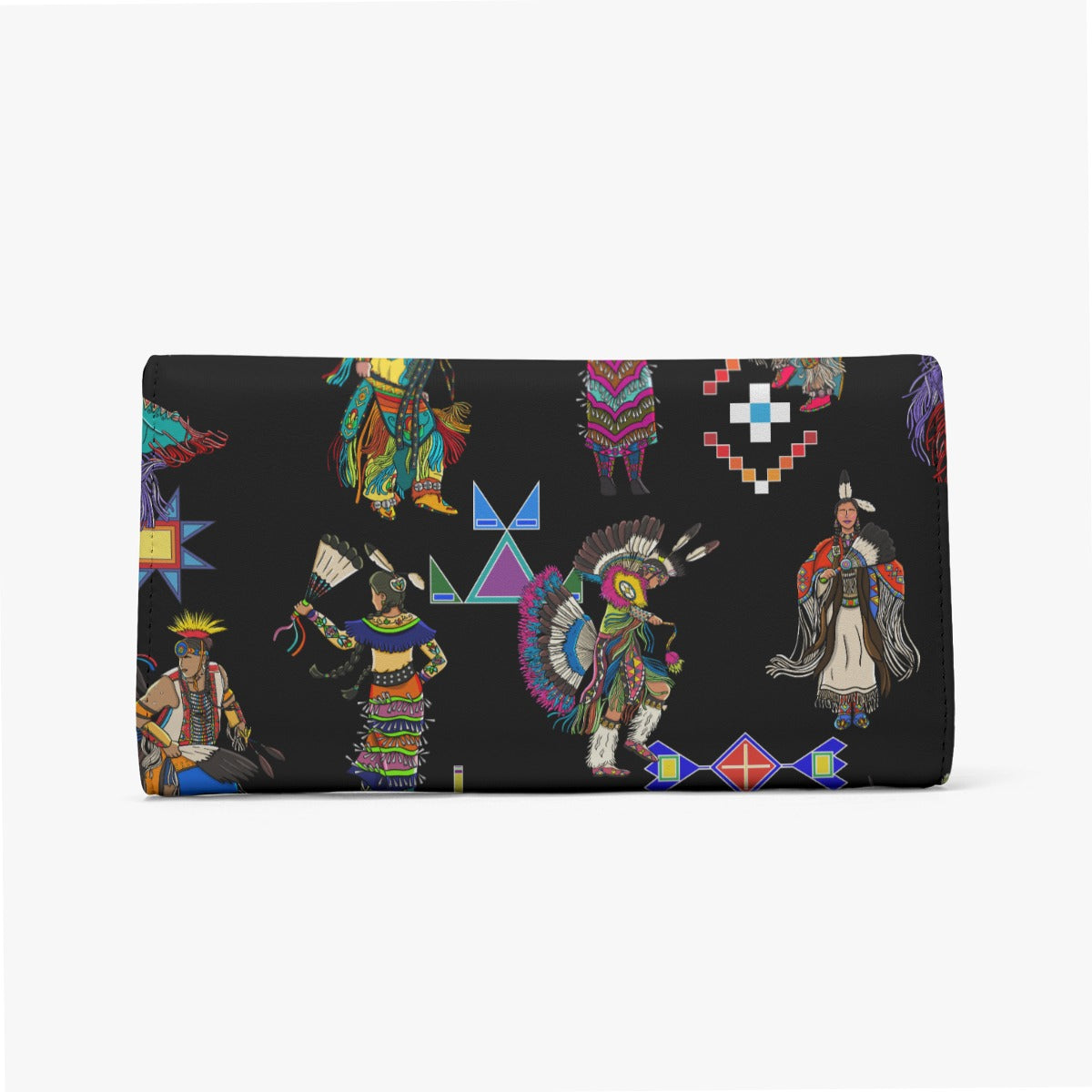 Grand Entry Dancers Black Foldable Wallet