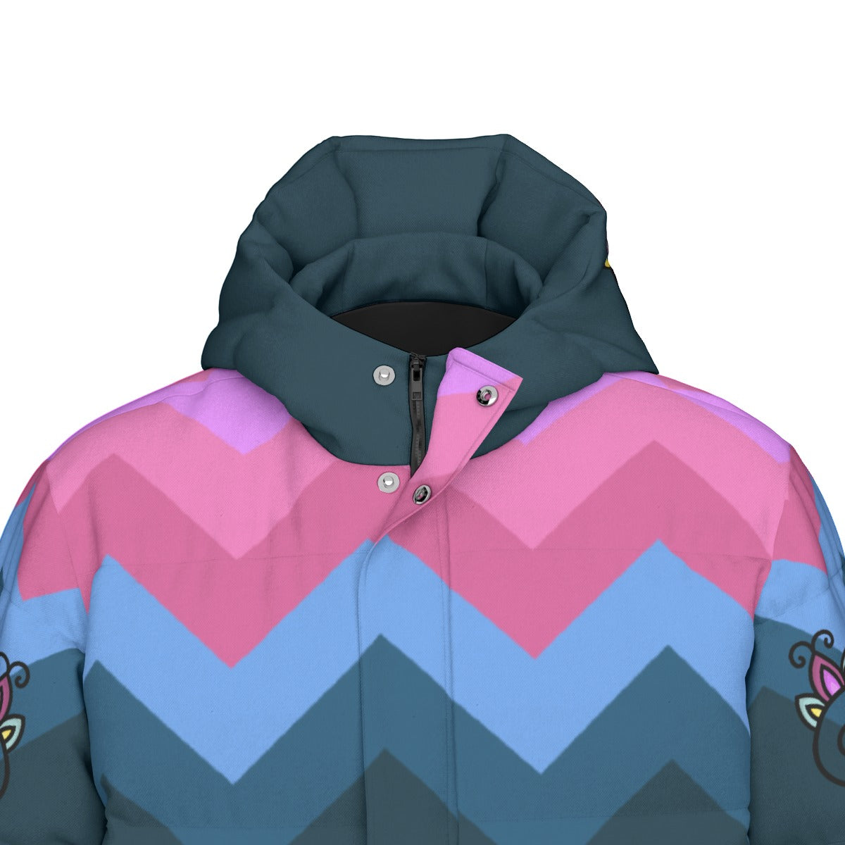 Autumn Bundle Blessing Unisex Long Down Jacket