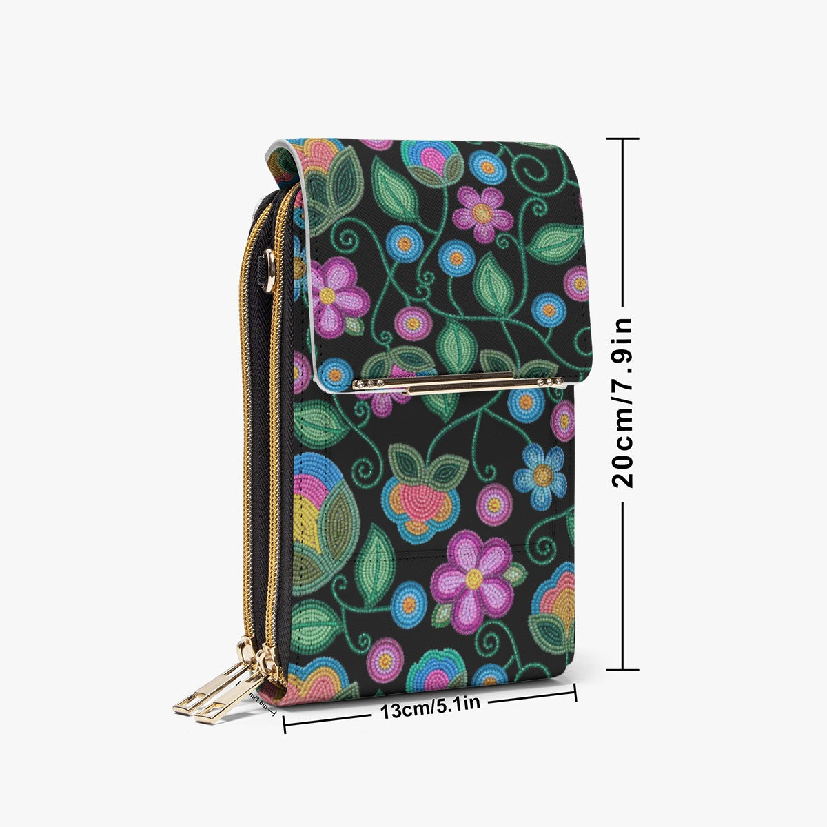 Turquoise Sunbeam Mobile Phone Chest Bag