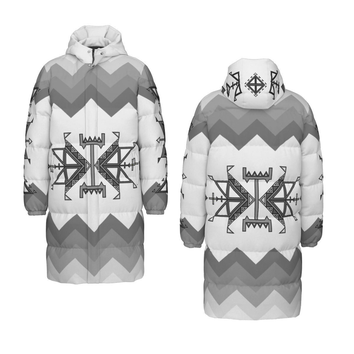 Eagle Strike Unisex Long Down Jacket