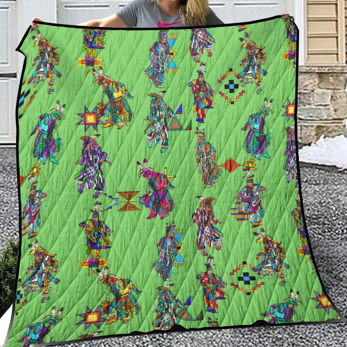 Men's Grass Dancers Grass Lightweight & Breathable Quilt With Edge-wrapping Strips