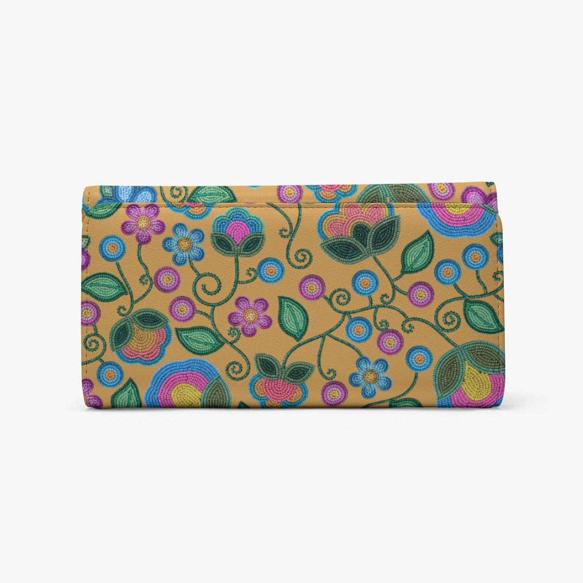 Turquoise Sunbeam Yellow Foldable Wallet