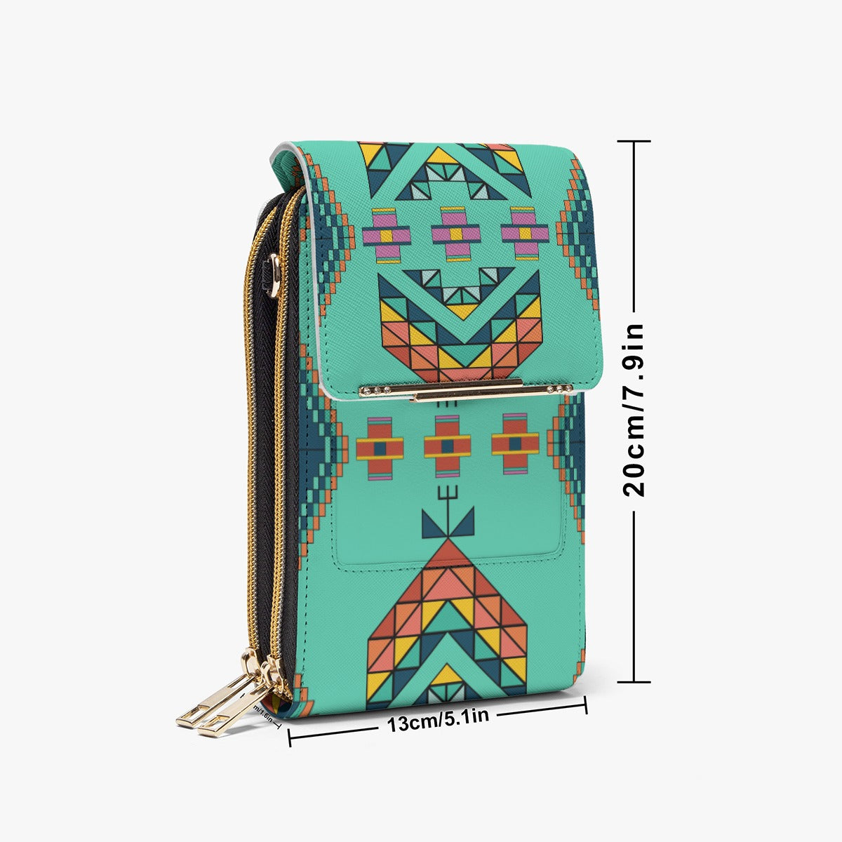 Travois Tipi Smoky Sky Mobile Phone Chest Bag