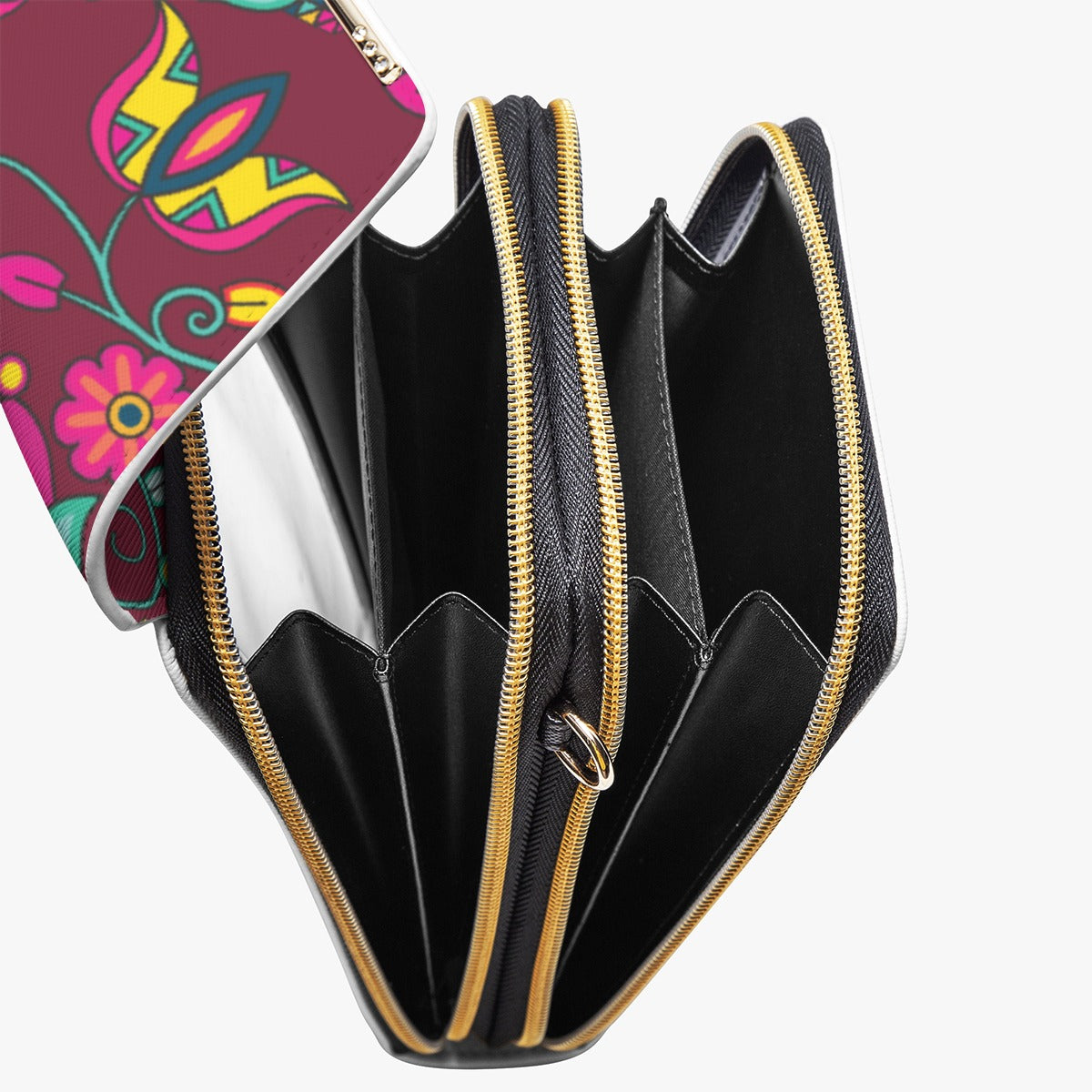 Thorny Path Cranberry Mobile Phone Chest Bag