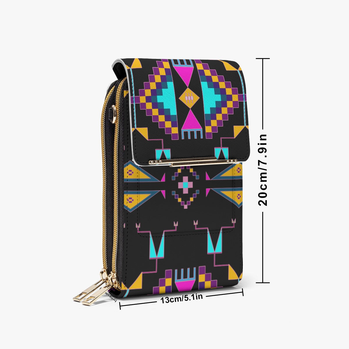 Rite of Passage Black Mobile Phone Chest Bag