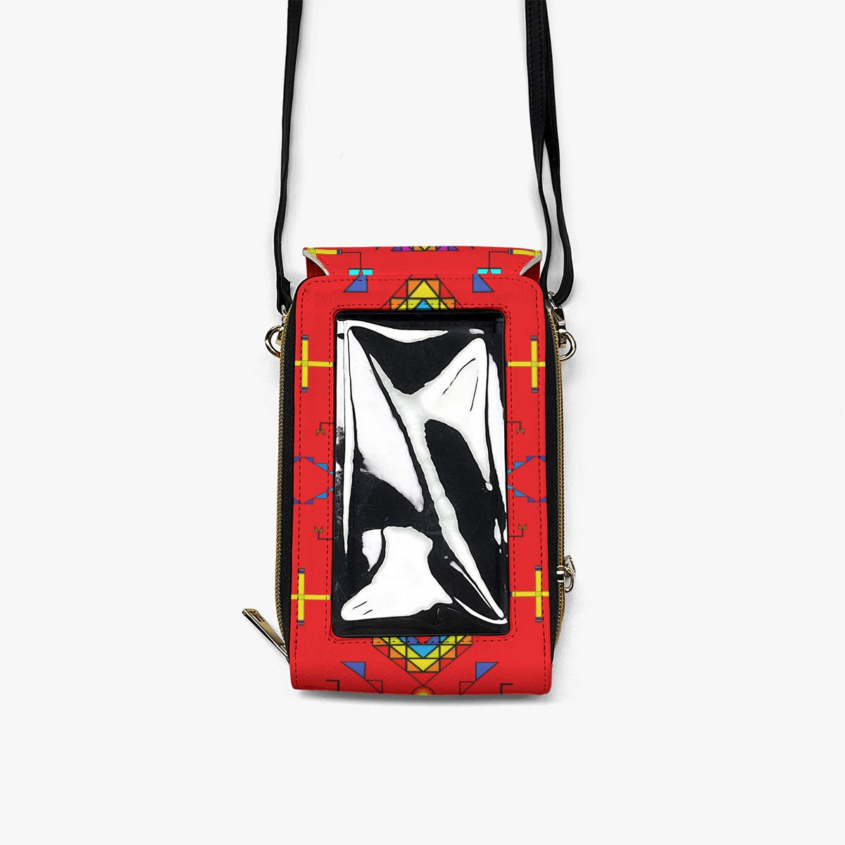 Rainy Chief Rainbow Red Mobile Phone Chest Bag