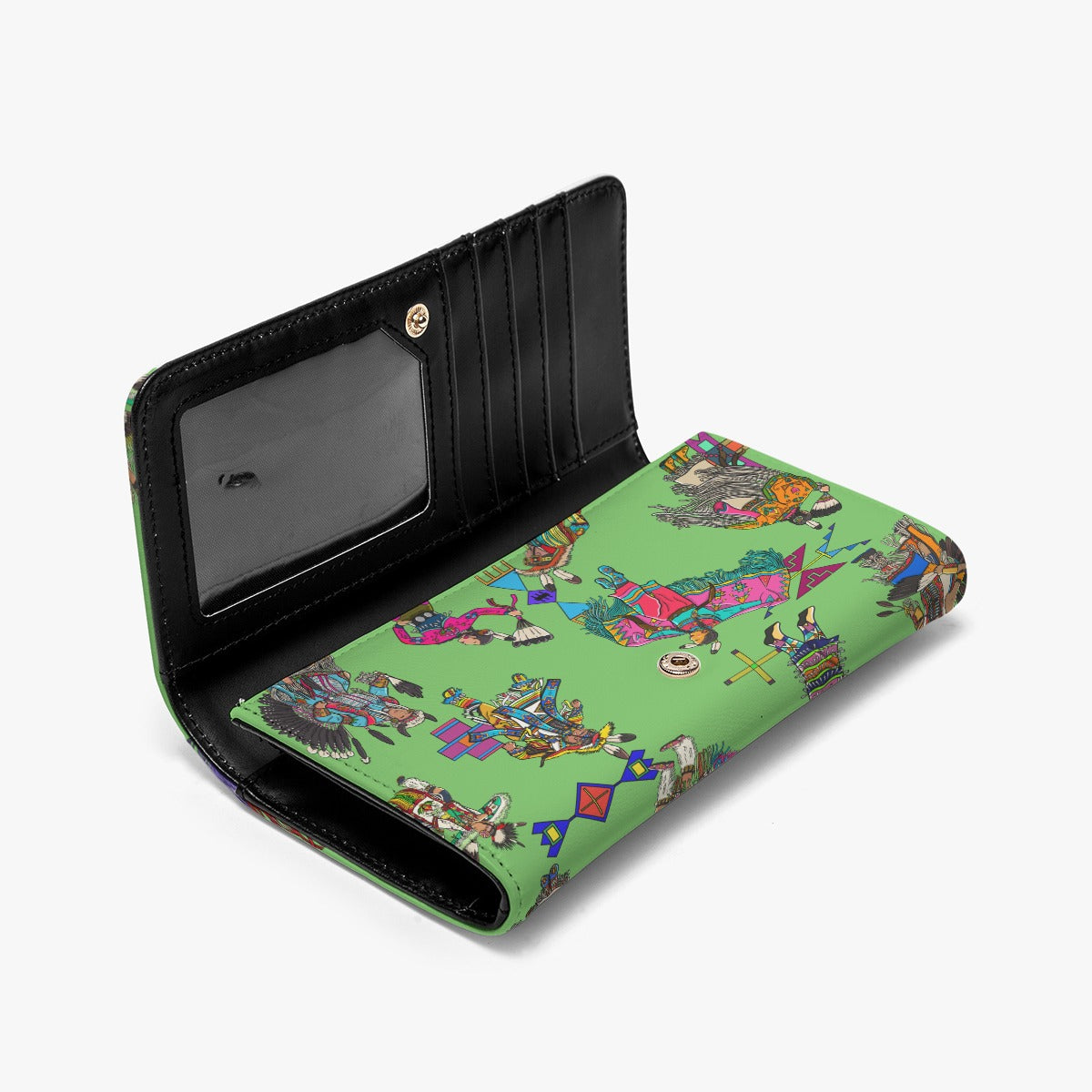 Grand Entry Dancers Grass Foldable Wallet