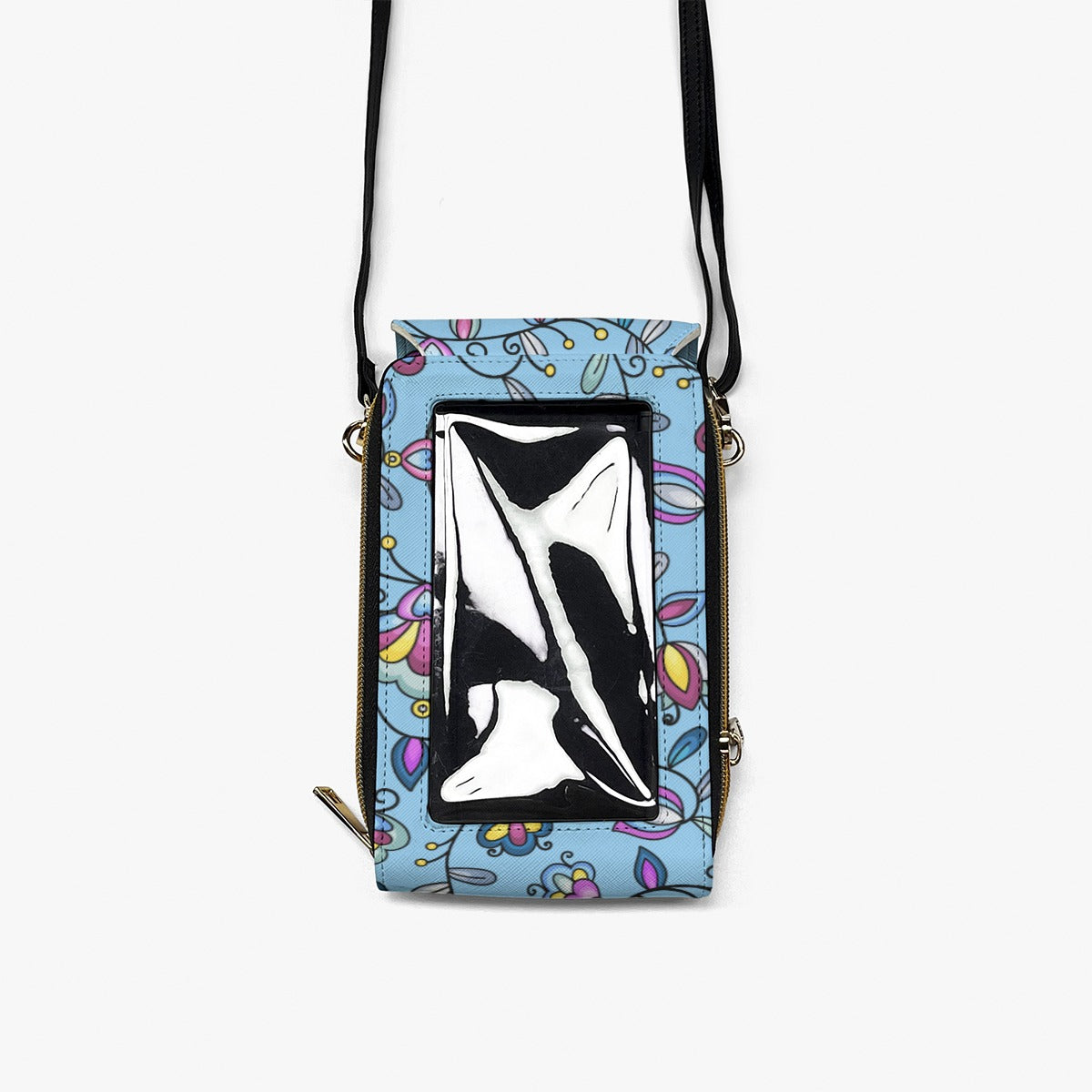 Autumn Bundle Blessing Blue Mobile Phone Chest Bag