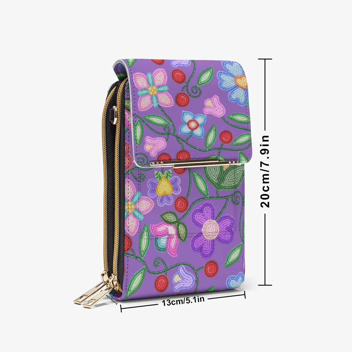 Petal Harmony Lavender Mobile Phone Chest Bag