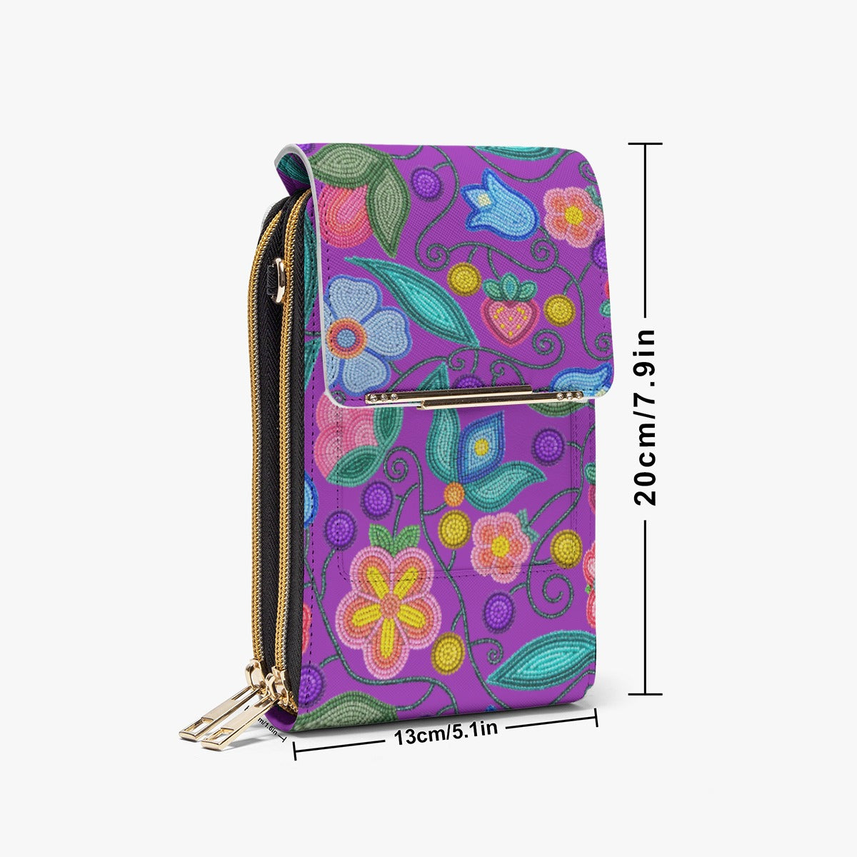 Sweet Offering Purple Mobile Phone Chest Bag