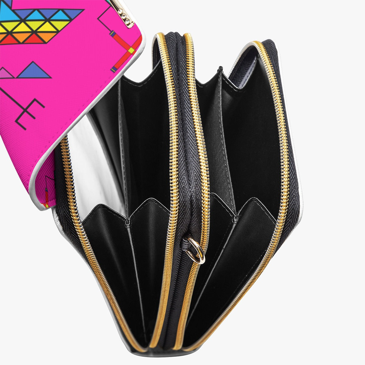 Rainy Chief Rainbow Hot Pink Mobile Phone Chest Bag