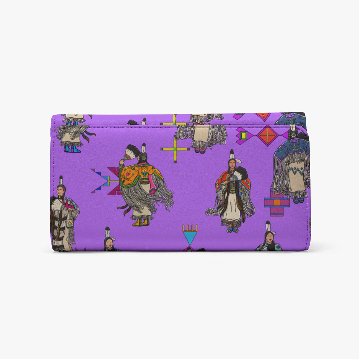 Women's Tradish Dancers Purple Foldable Wallet