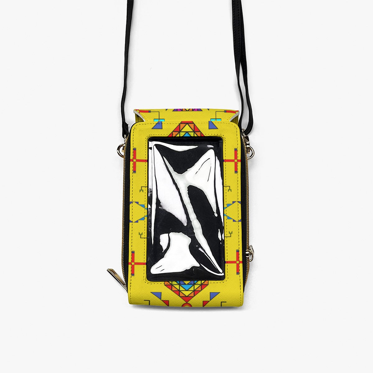 Rainy Chief Rainbow Yellow Mobile Phone Chest Bag