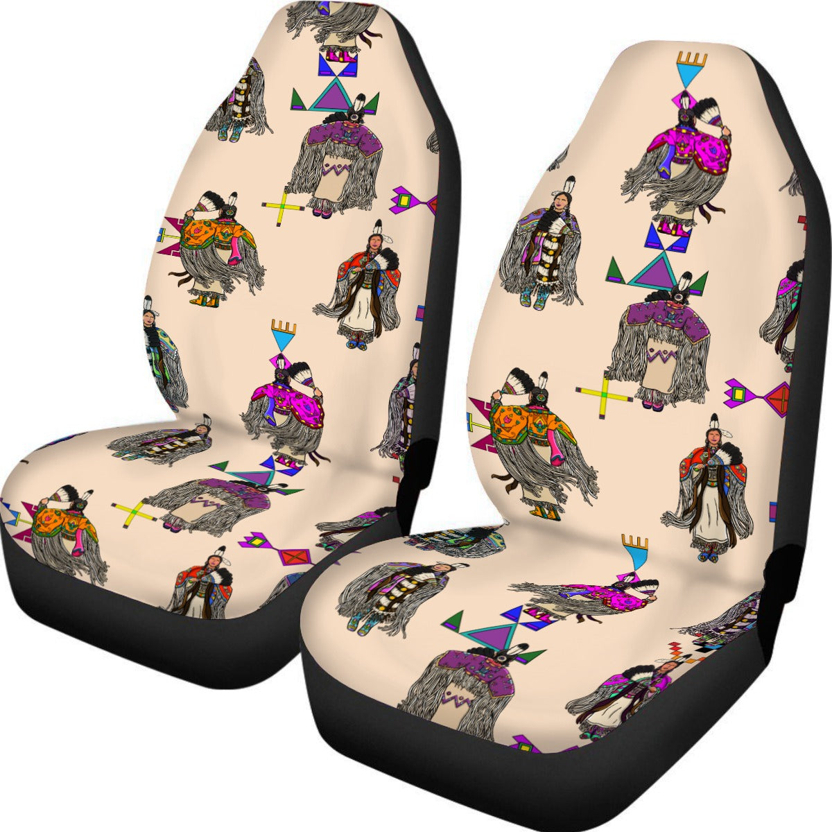 Women's Tradish Dancers Muslin Universal Car Seat Cover With Thickened Back