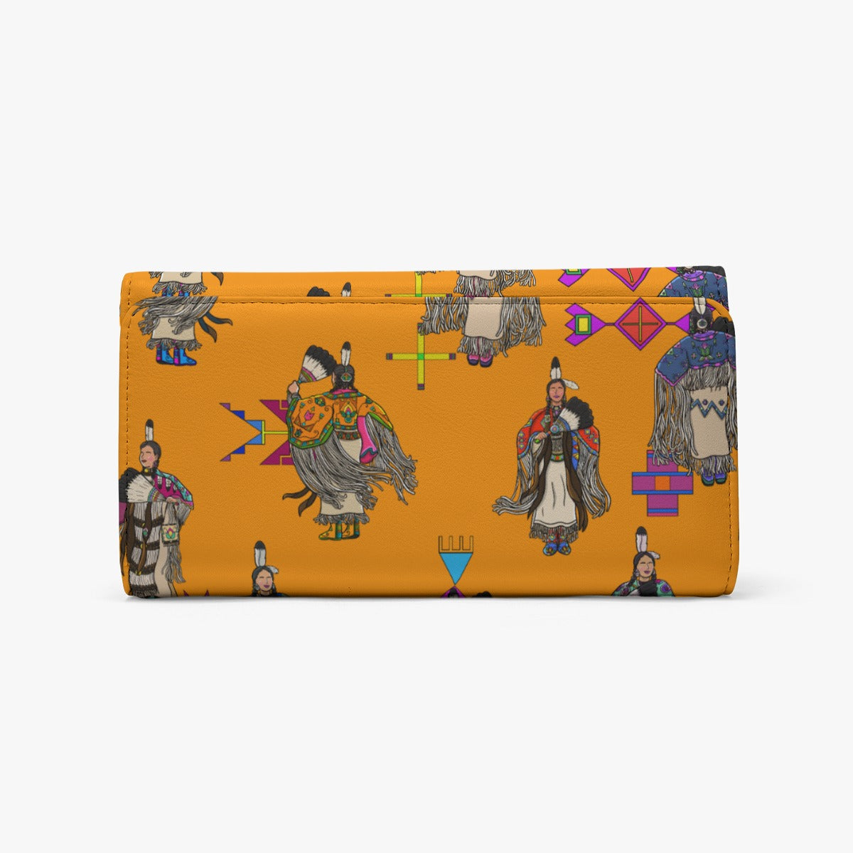 Women's Tradish Dancers Orange Foldable Wallet