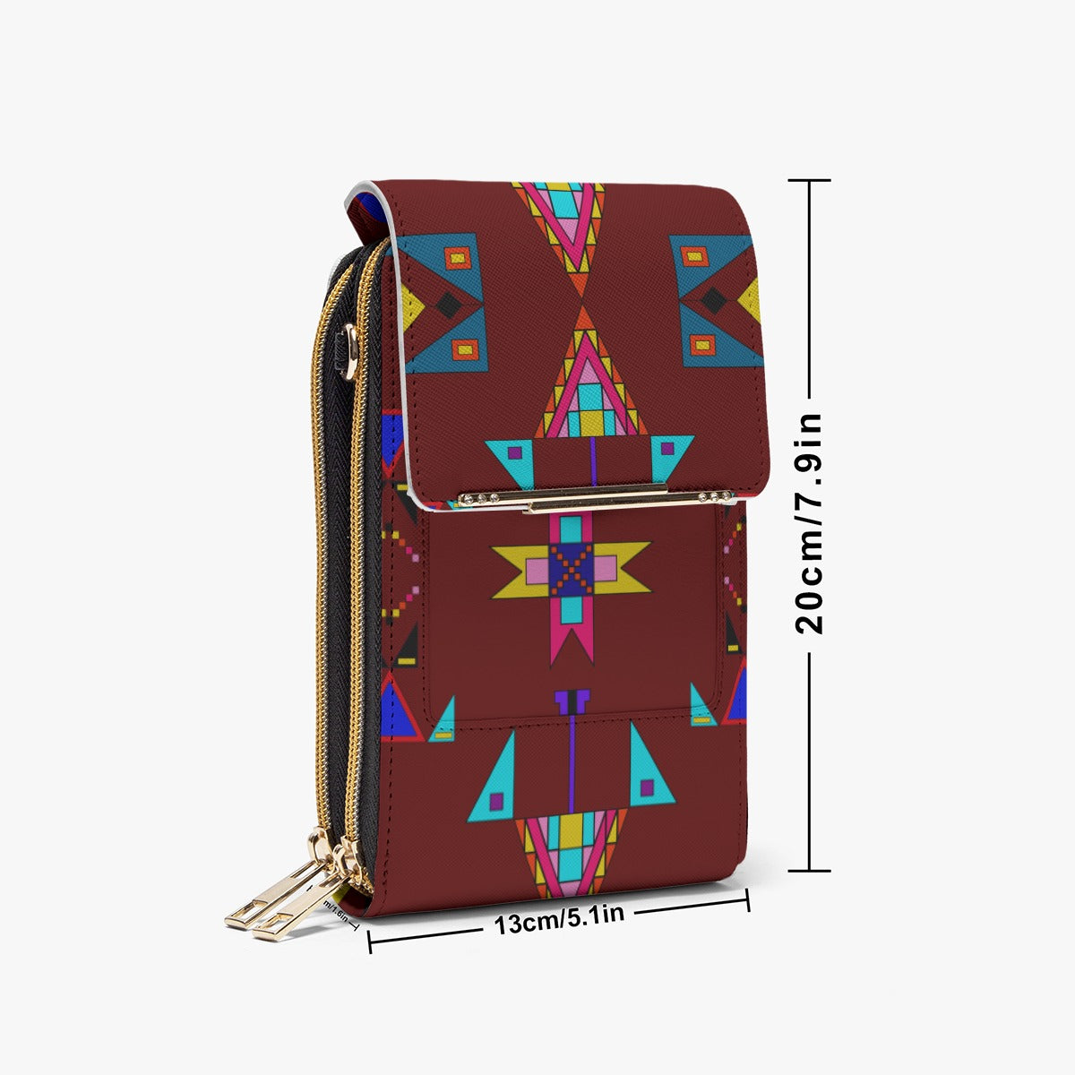 Enemy Territory Maroon Mobile Phone Chest Bag