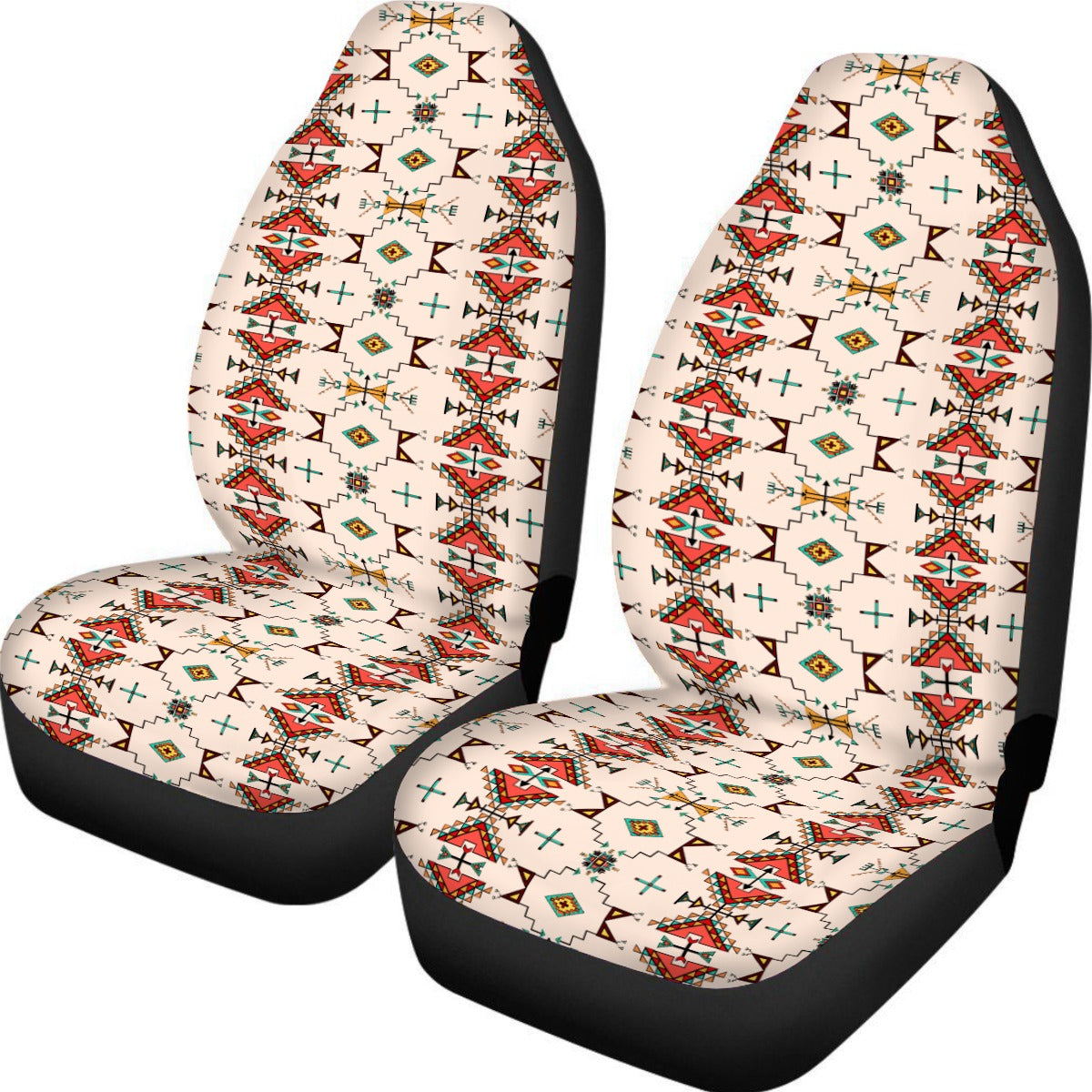 Thunder Flight Cream Universal Car Seat Cover With Thickened Back