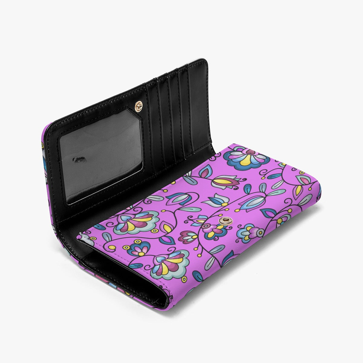 Autumn Bundle Blessing Purple Foldable Wallet