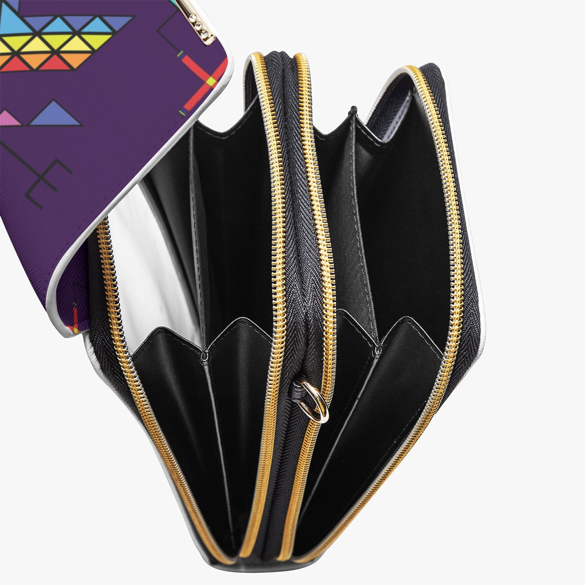 Rainy Chief Rainbow Dark Purple Mobile Phone Chest Bag