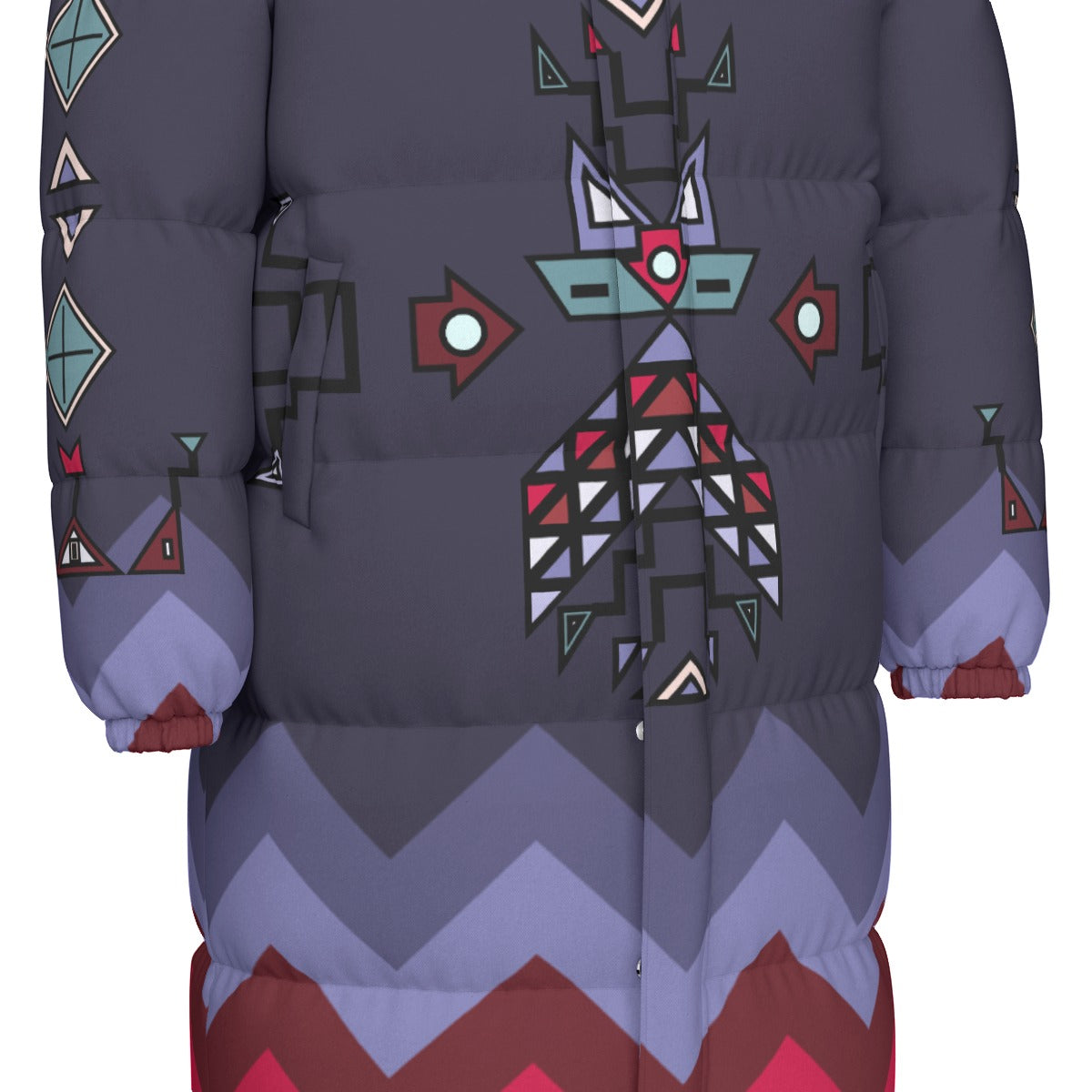 Cinder Guardian Unisex Long Down Jacket