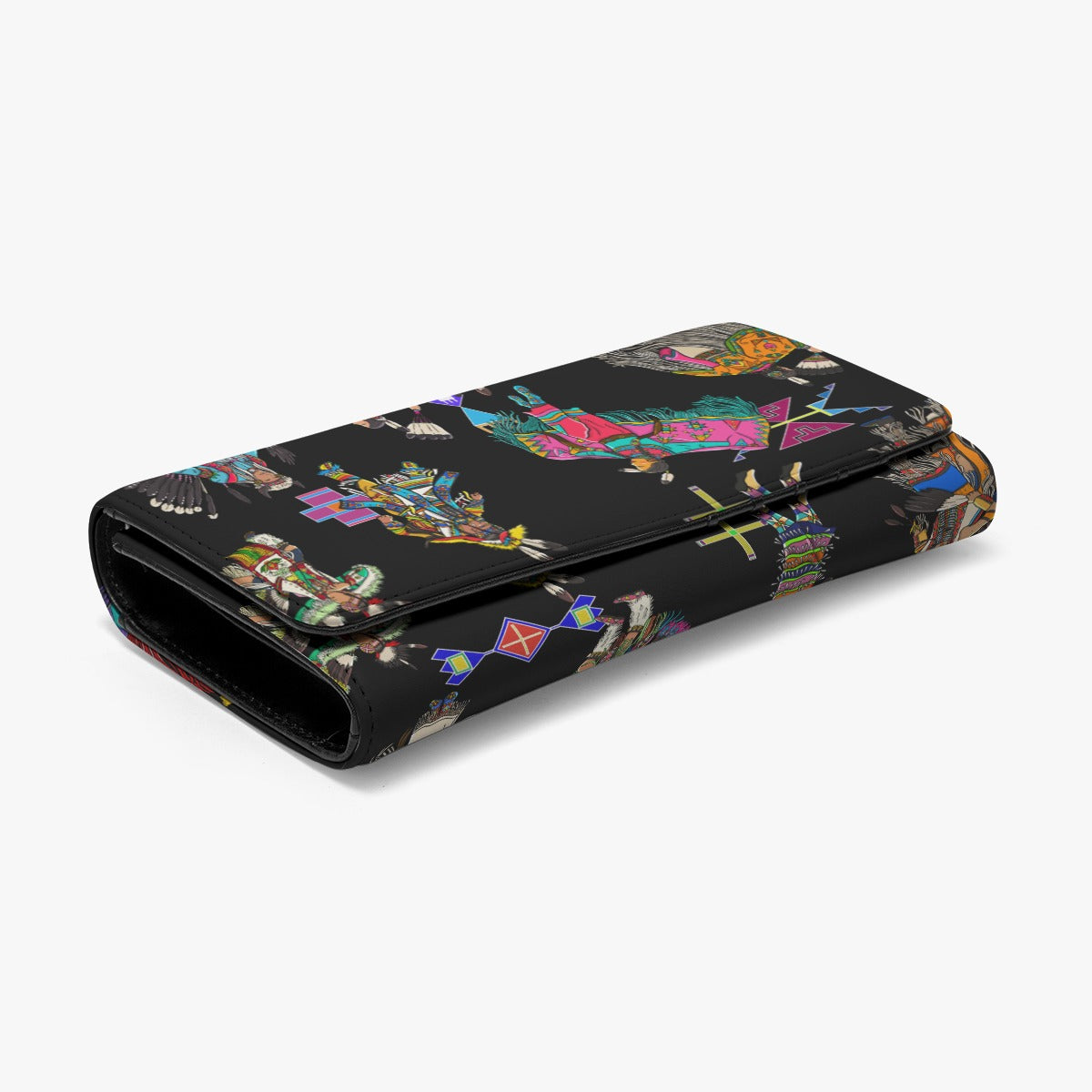 Grand Entry Dancers Black Foldable Wallet