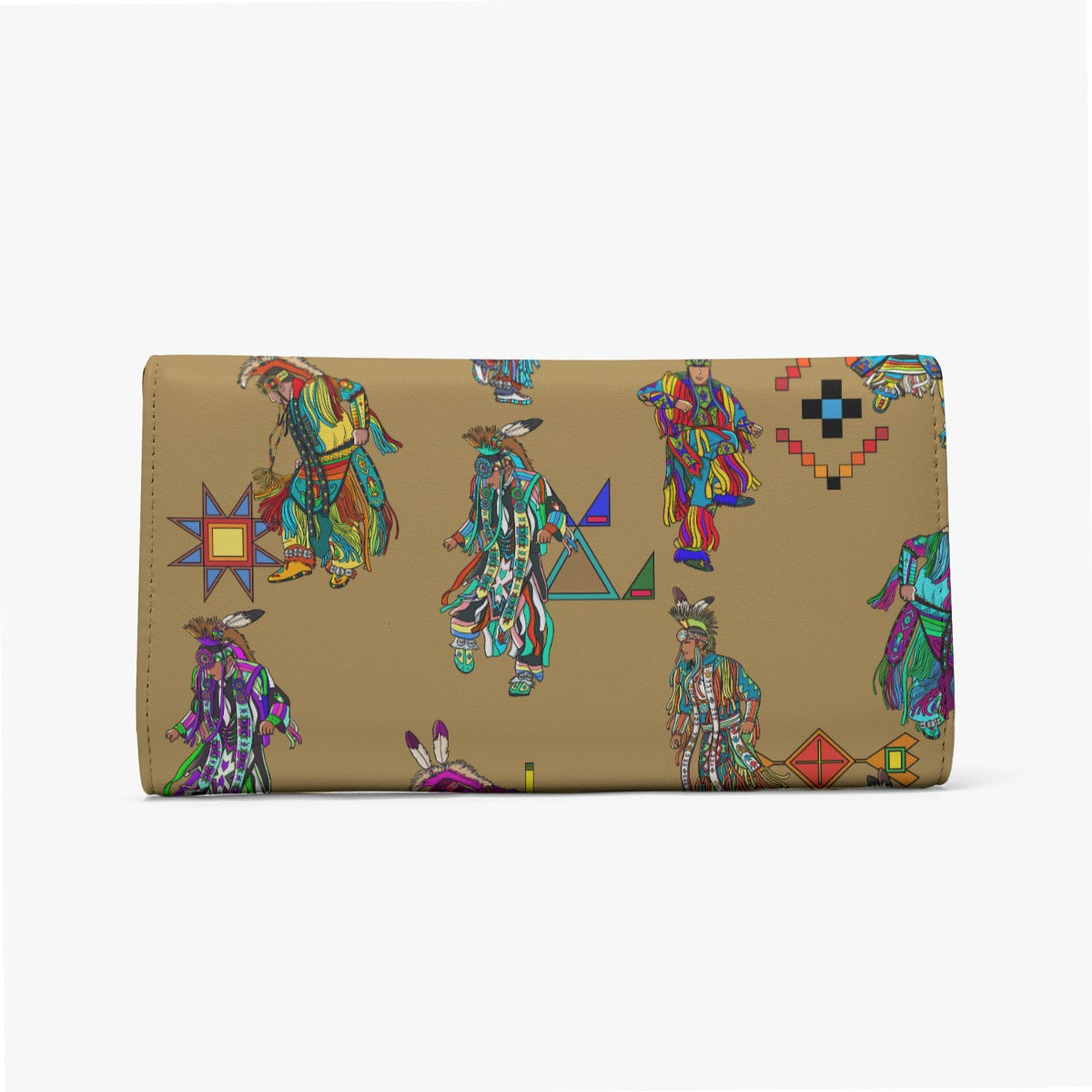 Men's Grass Dancers Earth Foldable Wallet