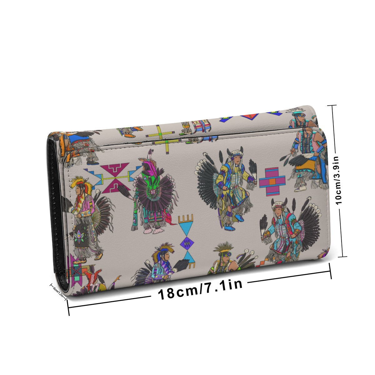 Men's Tradish Dancers Muslin White Foldable Wallet