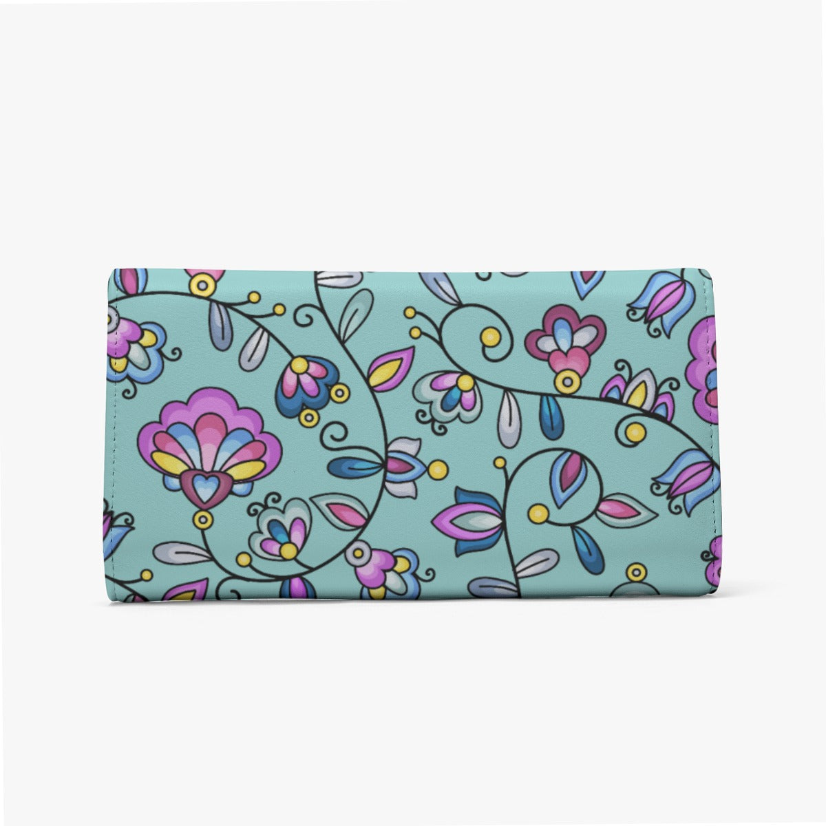 Autumn Bundle Blessing Turquoise Foldable Wallet