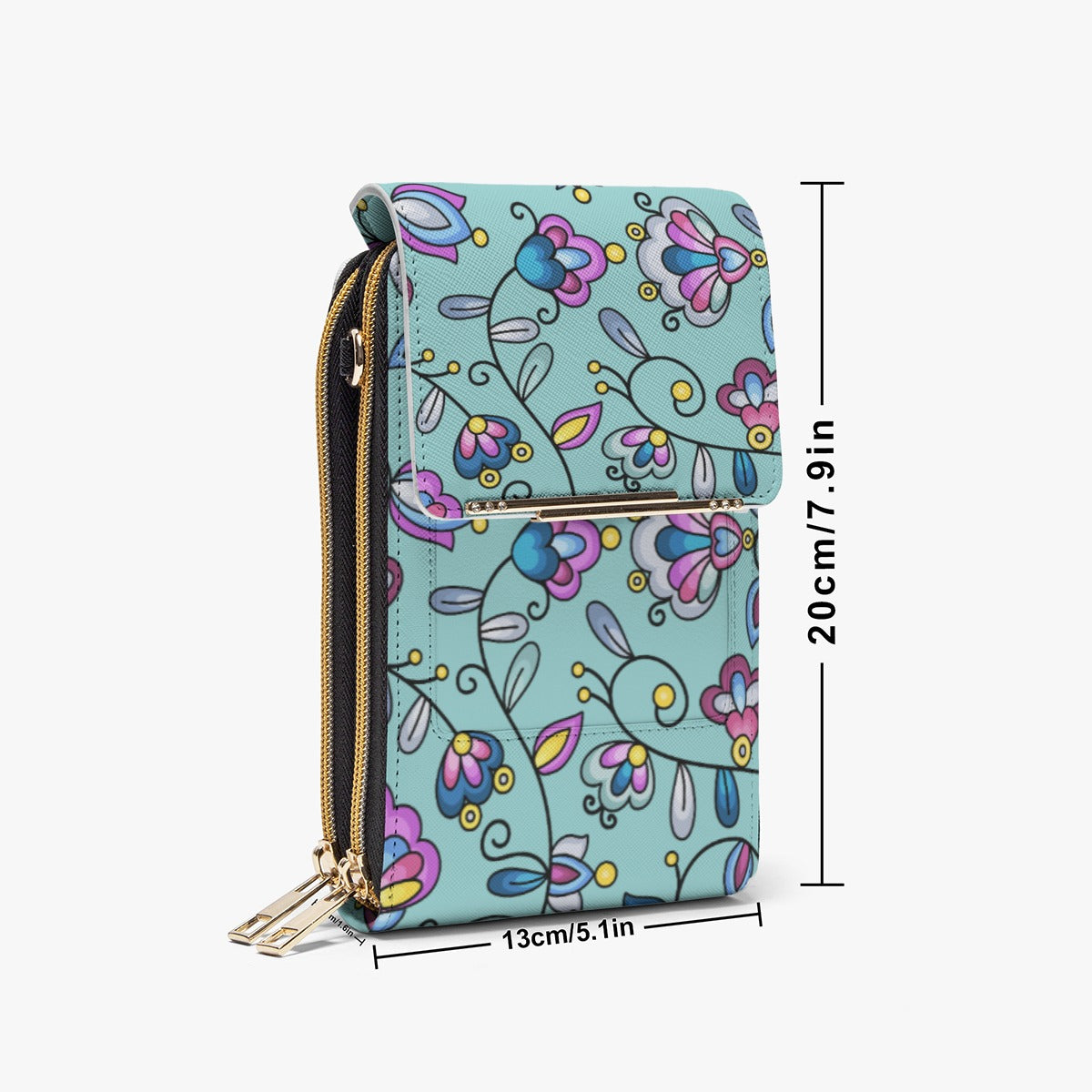 Autumn Bundle Blessing Turquoise Mobile Phone Chest Bag