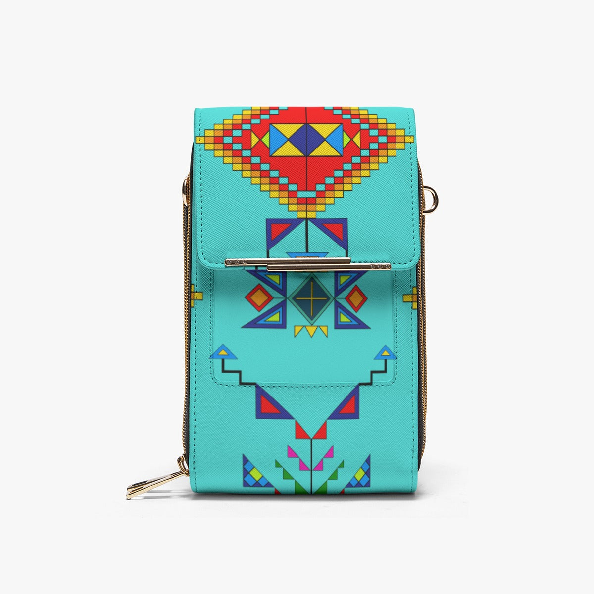 Buffalo Jump Turquoise Mobile Phone Chest Bag