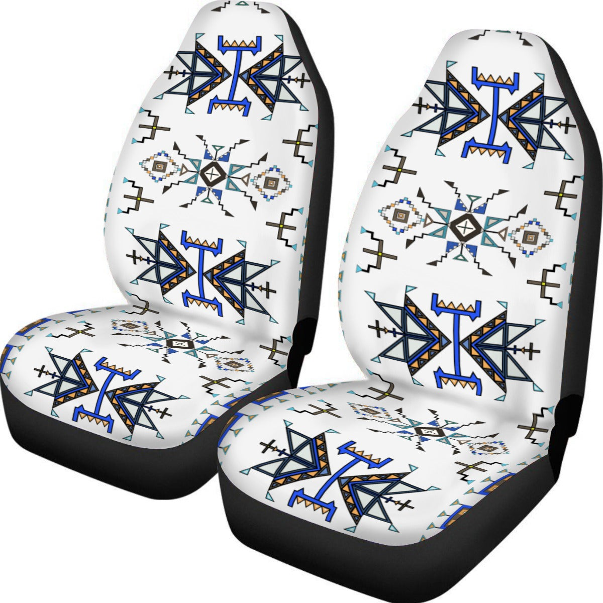 Eagle Strike White Universal Car Seat Cover With Thickened Back