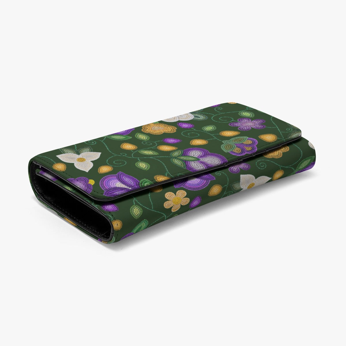 Midnight Moss Bloom Forest Foldable Wallet