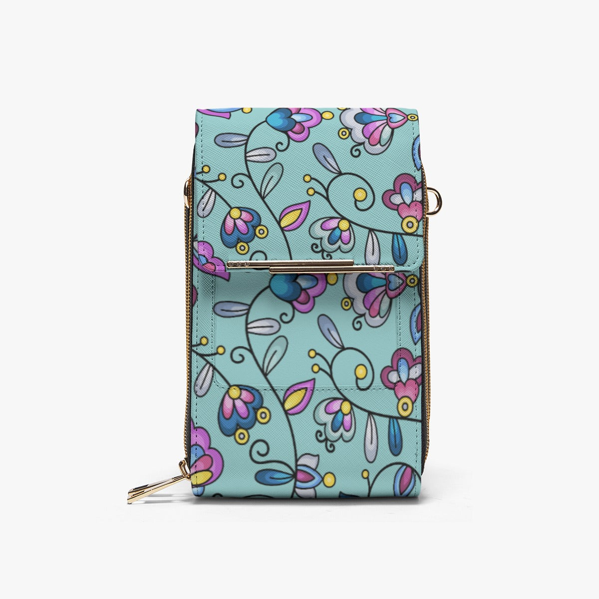 Autumn Bundle Blessing Turquoise Mobile Phone Chest Bag