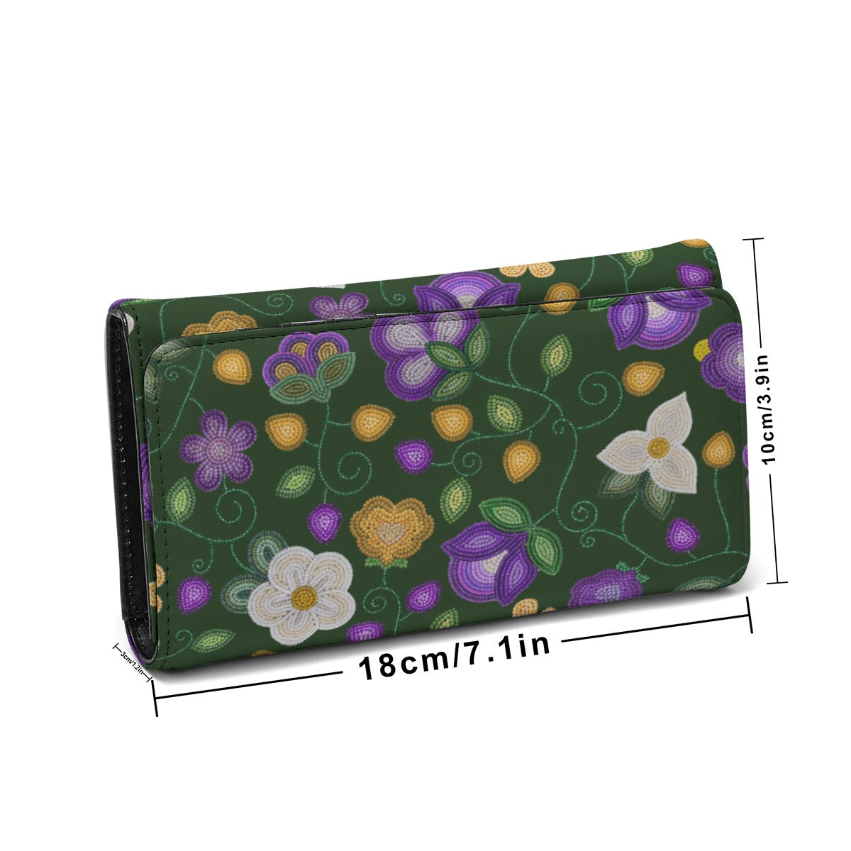 Midnight Moss Bloom Forest Foldable Wallet