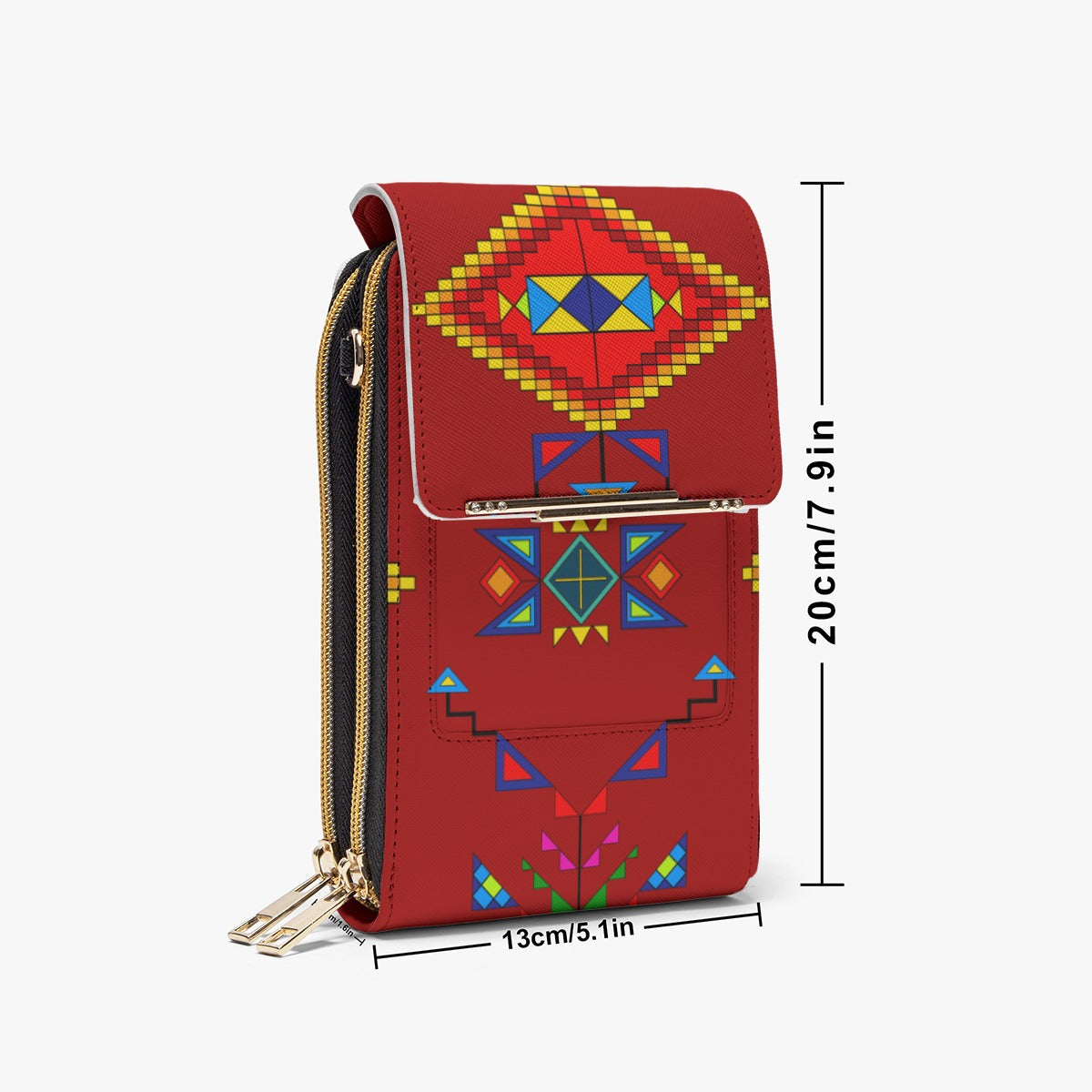 Buffalo Jump Red Mobile Phone Chest Bag