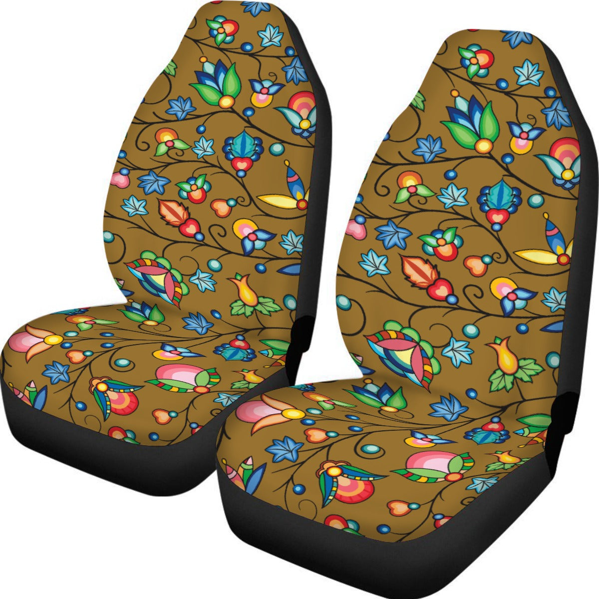 Prairie Plains Spirit Fall Leaves Universal Car Seat Cover With Thickened Back