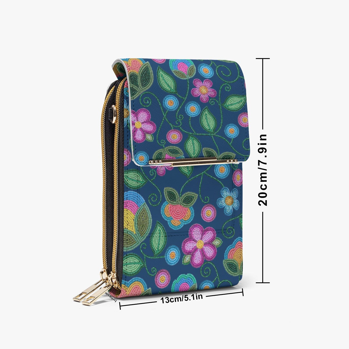 Turquoise Sunbeam Blue Mobile Phone Chest Bag