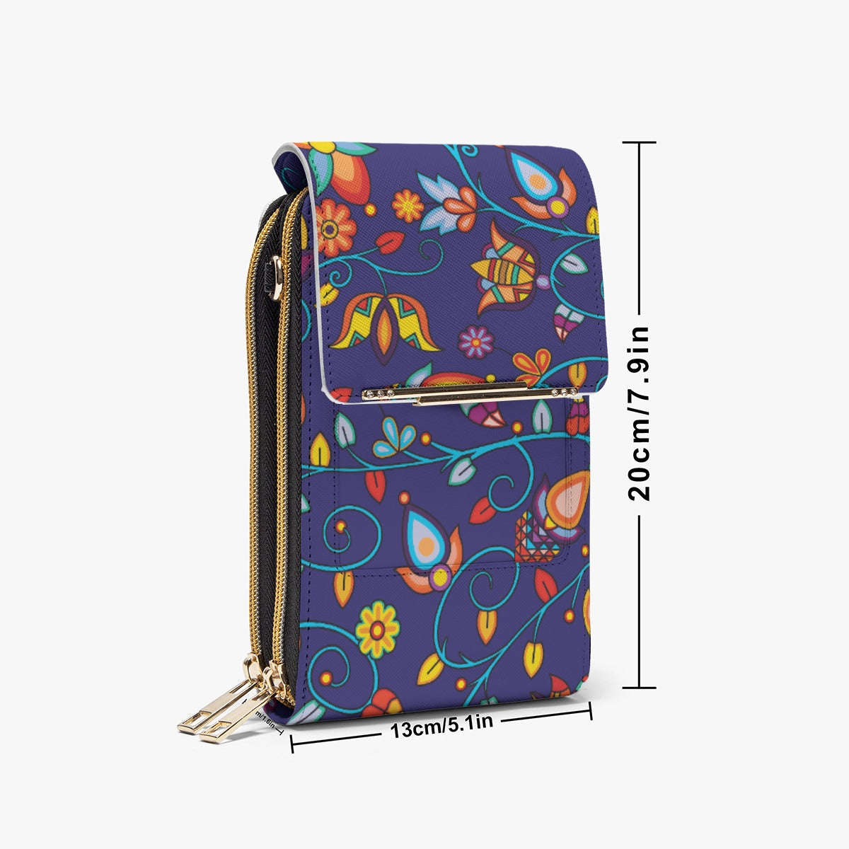 Thorny Path Blue Mobile Phone Chest Bag