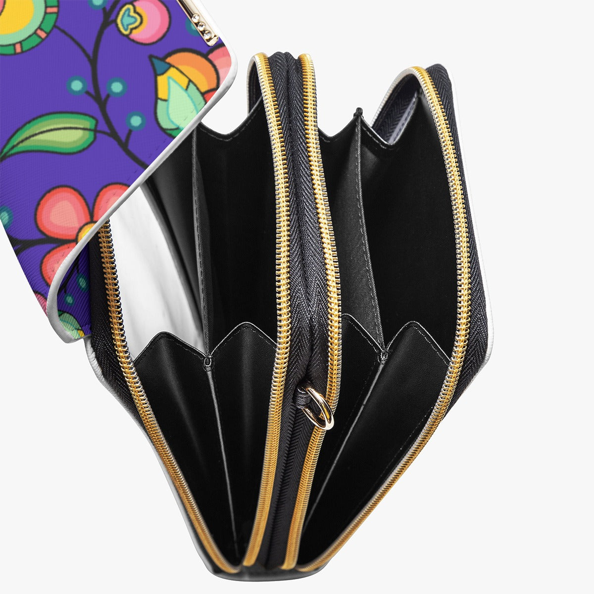 Floral Bounty Blue Mobile Phone Chest Bag