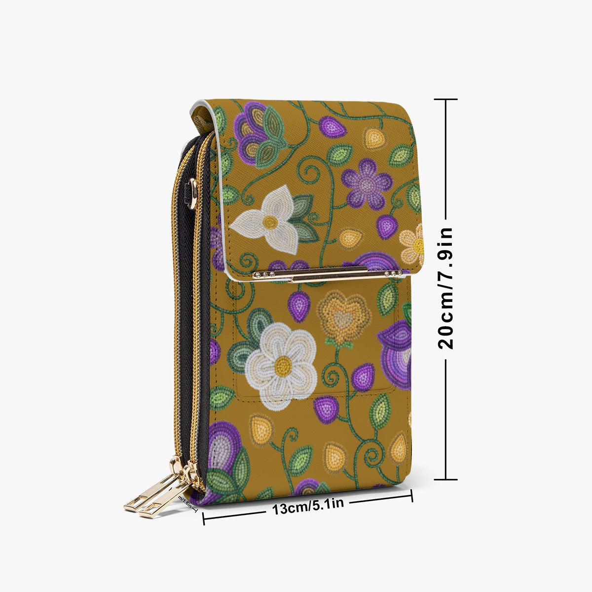Midnight Moss Bloom Toffee Mobile Phone Chest Bag